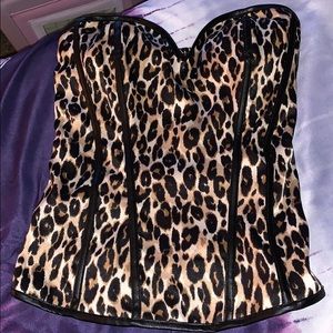 Cheetah tube top